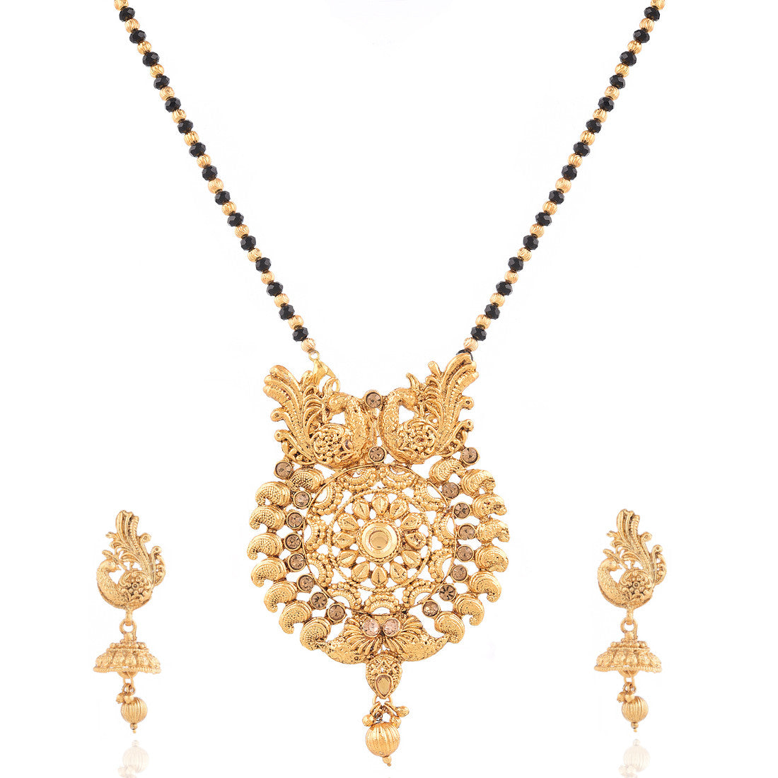 Mangalsutra with Earrings for Women | Buy This Jewellery Online from Mekkna