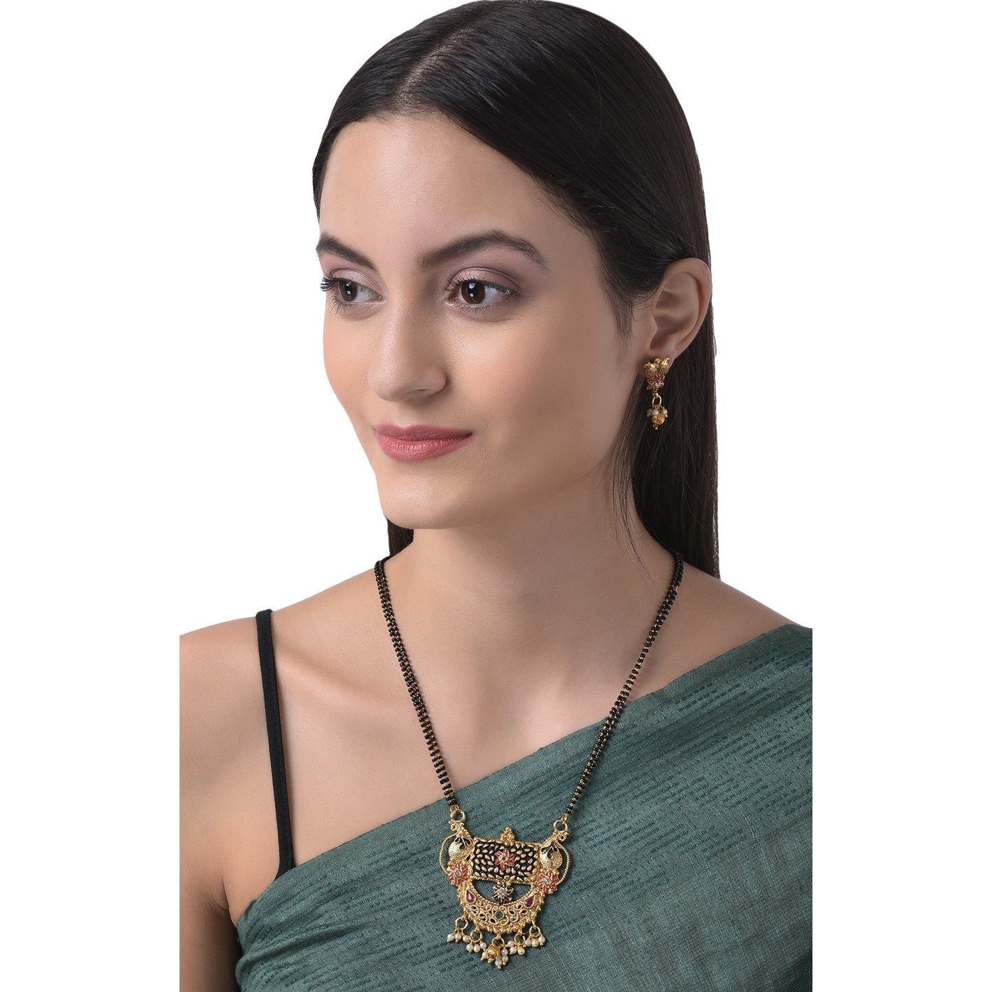 Mangalsutra with Earrings for Women | Buy This Jewellery Online from Mekkna