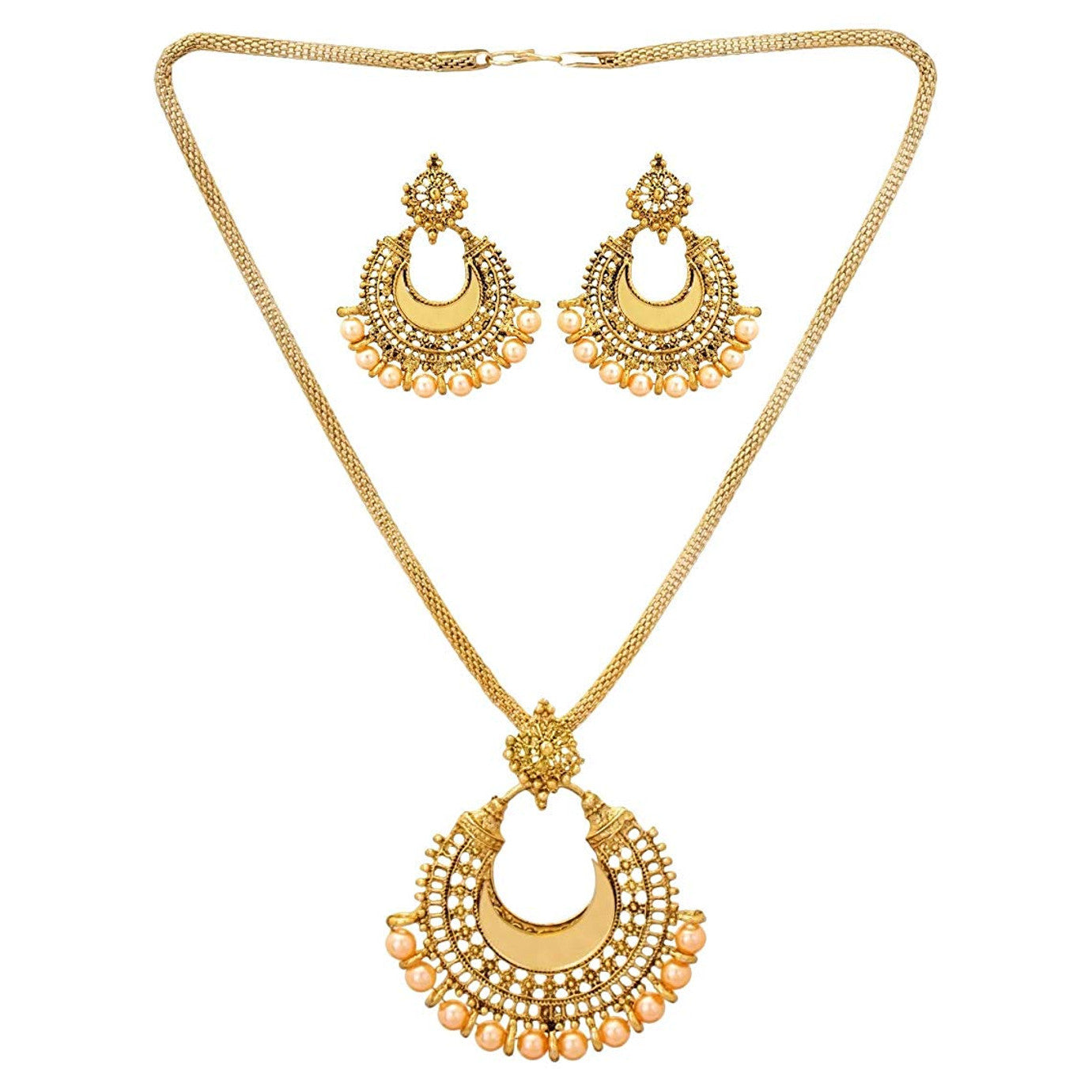 Necklace with Earrings for Women| Buy This Jewellery Online from Mekkna