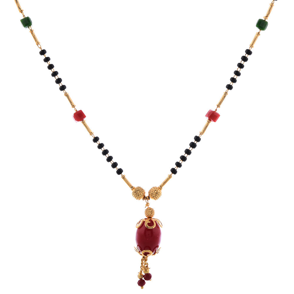 Gold Plated Mangalsutra for Women | Buy This Mangalsutra Online from Mekkna