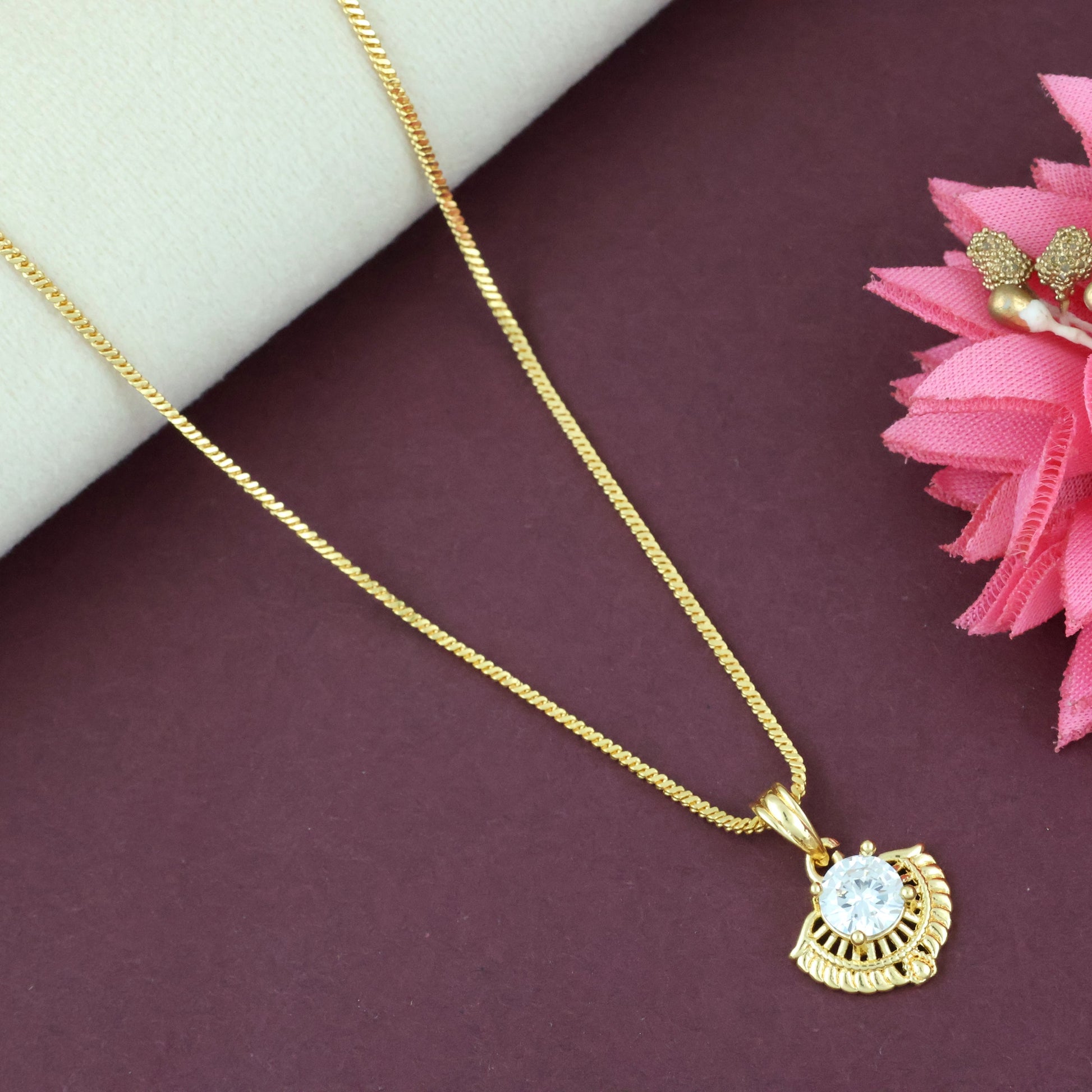 Mekkna Gold Plated Combo of Pendant Collection - Shop Now!