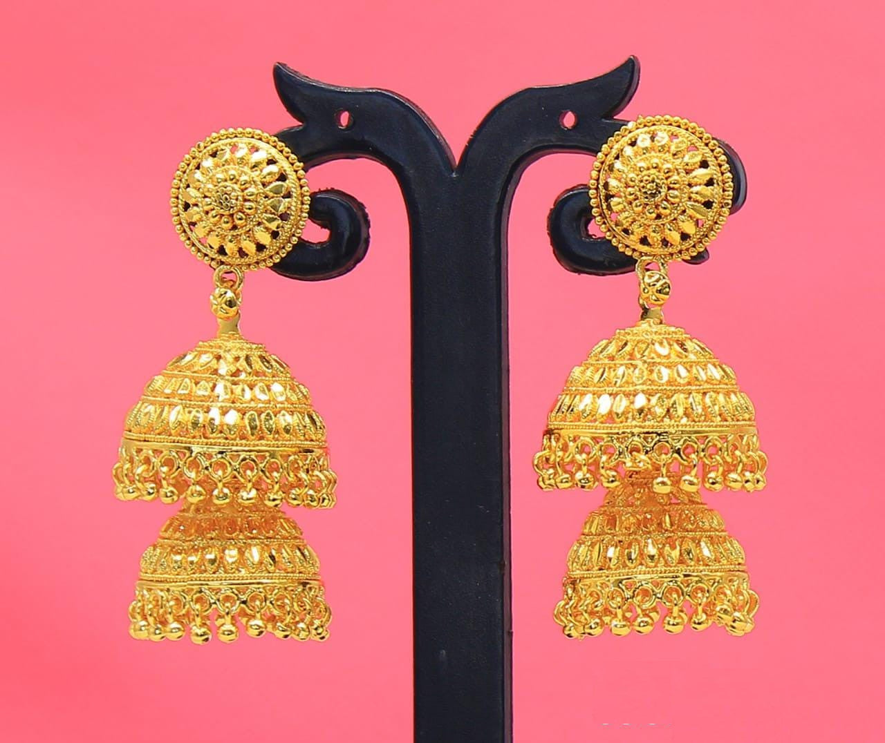 Gold Plated Earrings for Women | Buy This Jewellery Online from Mekkna