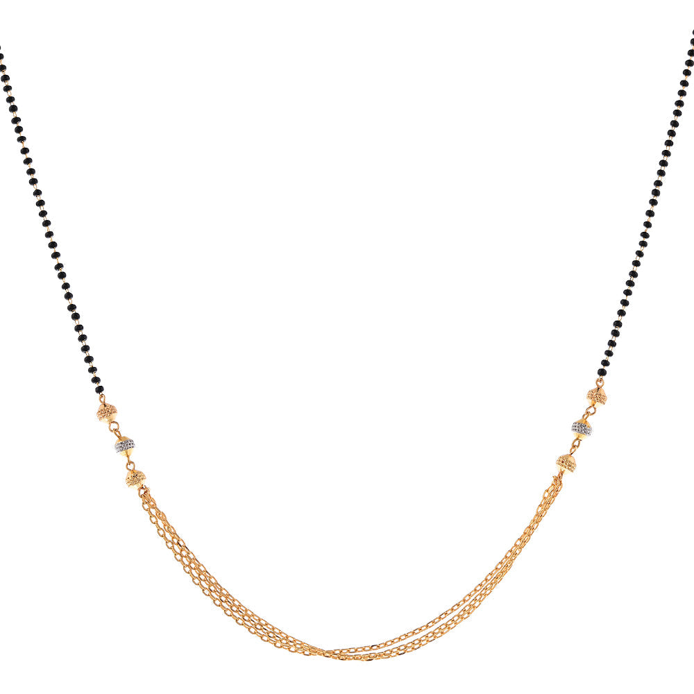 Gold Plated Mangalsutra for Women | Buy This Mangalsutra Online from Mekkna