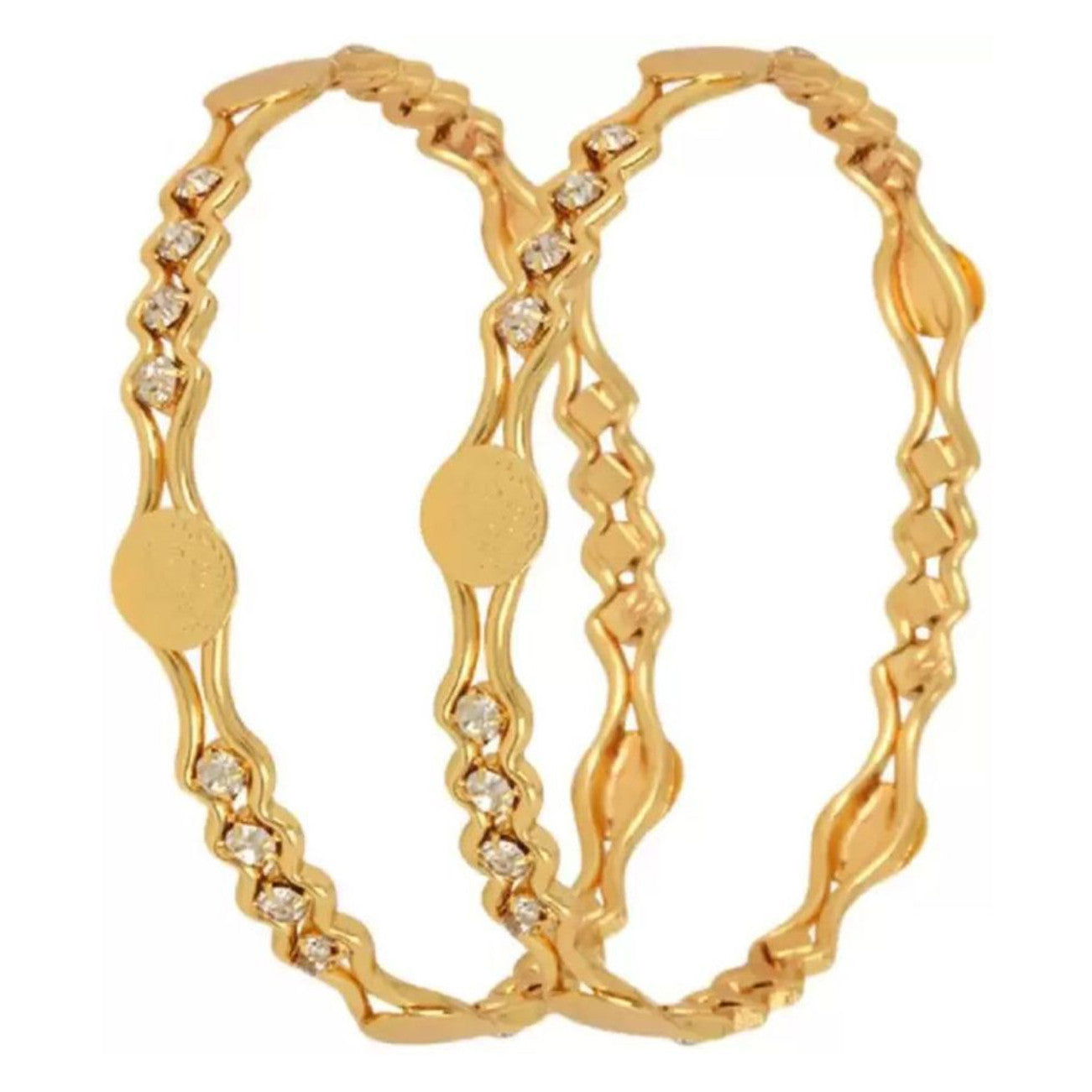 Mekkna Traditional Gold Plated Bangles For Women | Buy Bangles Online from Mekkna