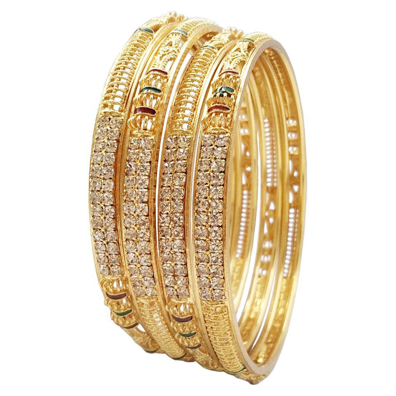  Gold Plated Bangles For Women| Buy This Jewellery from Mekkna