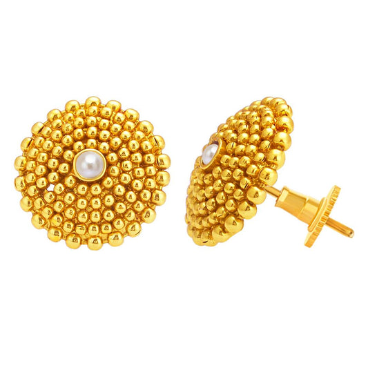 Sukkhi Golden Studs