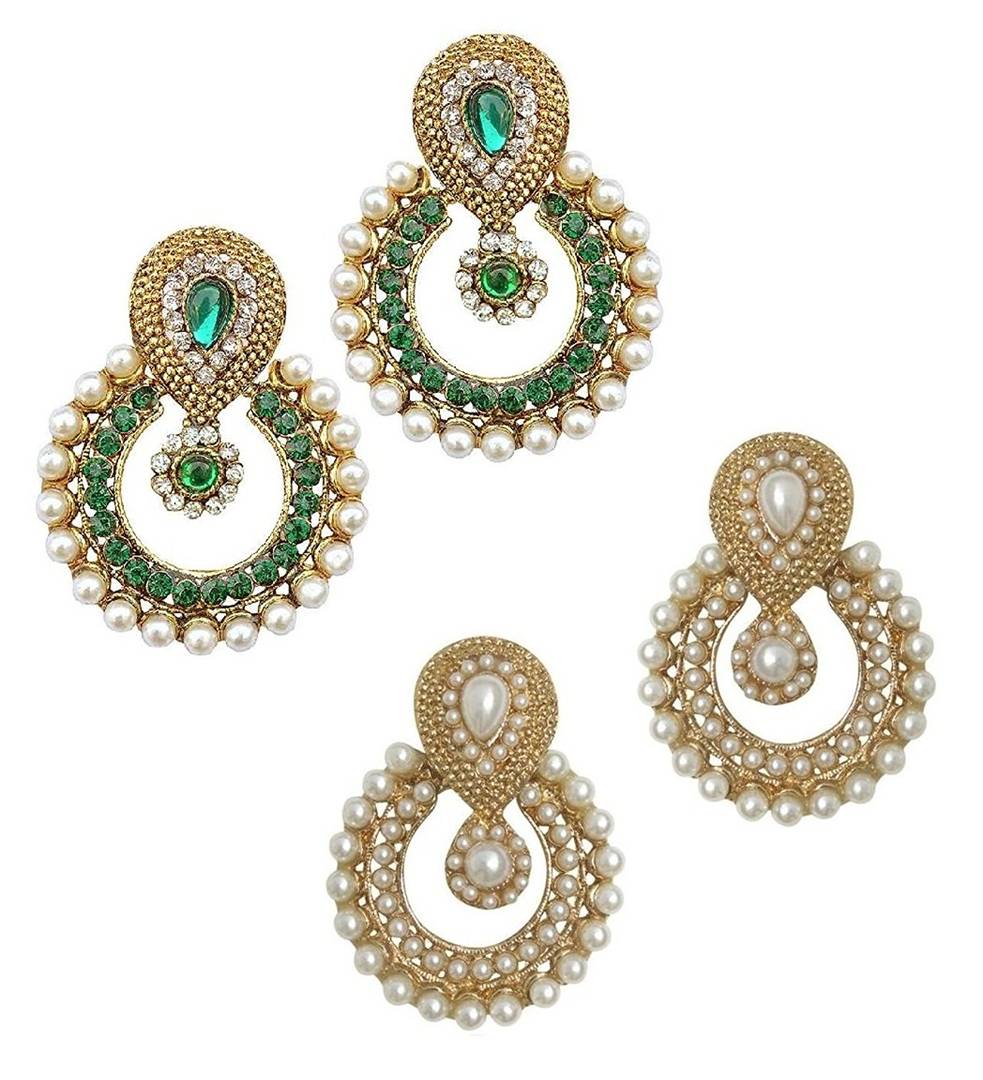 Combo of Two Designer Traditional Earrings