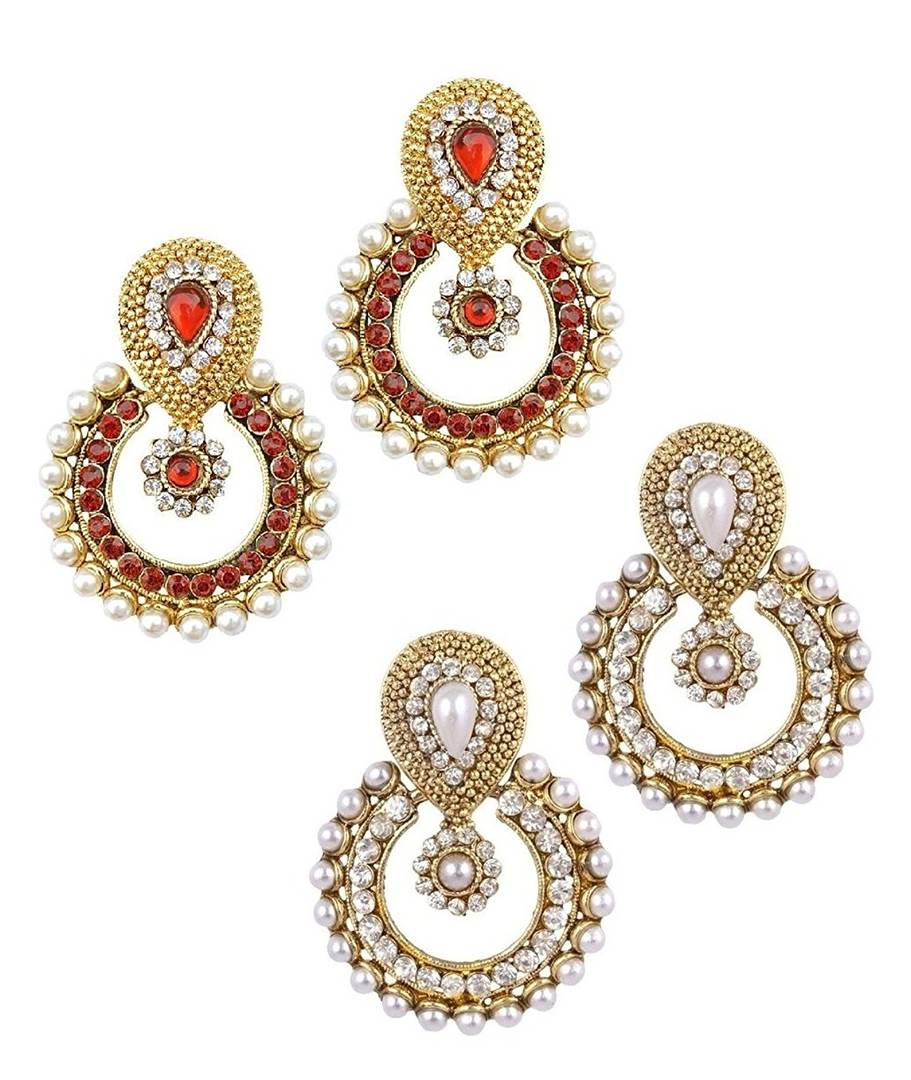 Combo of Two Designer Traditional Earrings