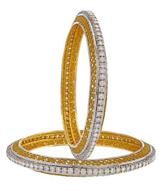 Pachheli American Diamond Bangles