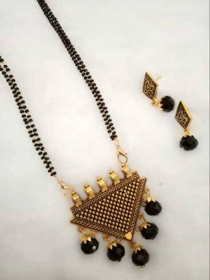 oxidized mangalsutra