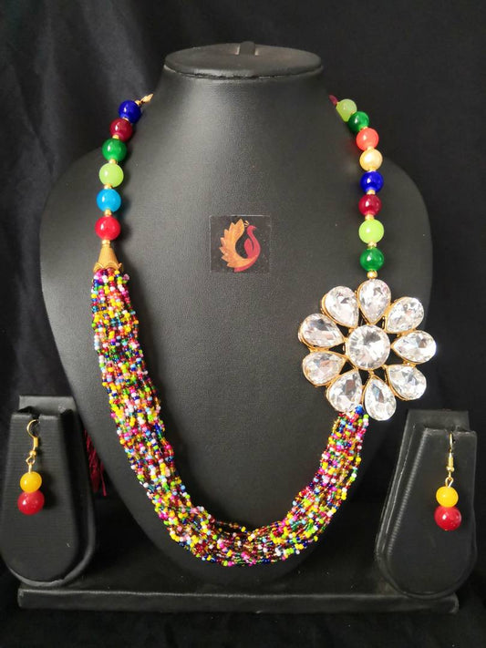 Moti Necklace with earing