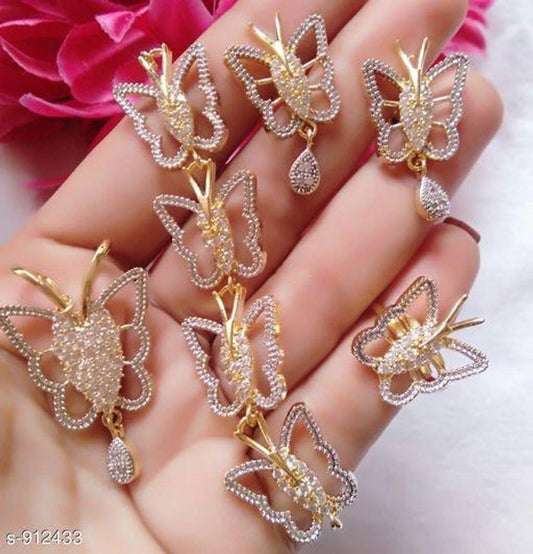 Trendy AD Jewellery Set