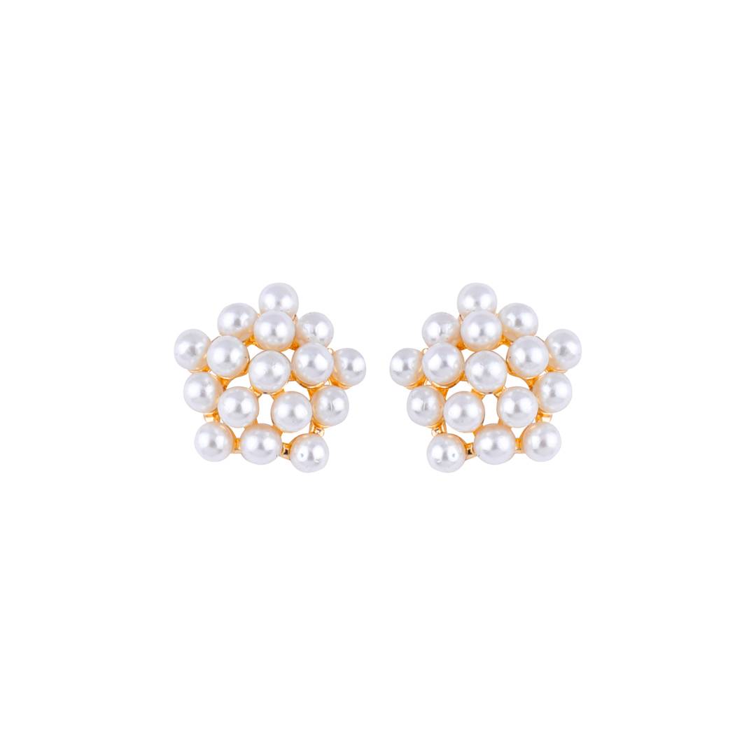 Party Wear Stylish Pearl Stud Earring