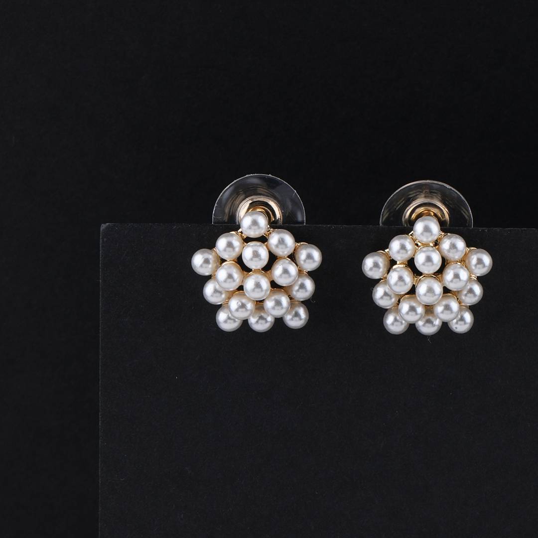 Party Wear Stylish Pearl Stud Earring