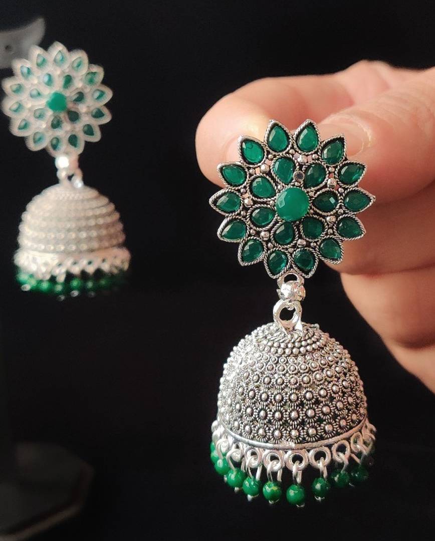 Trendy Designer Alloy Jhumka Earrings