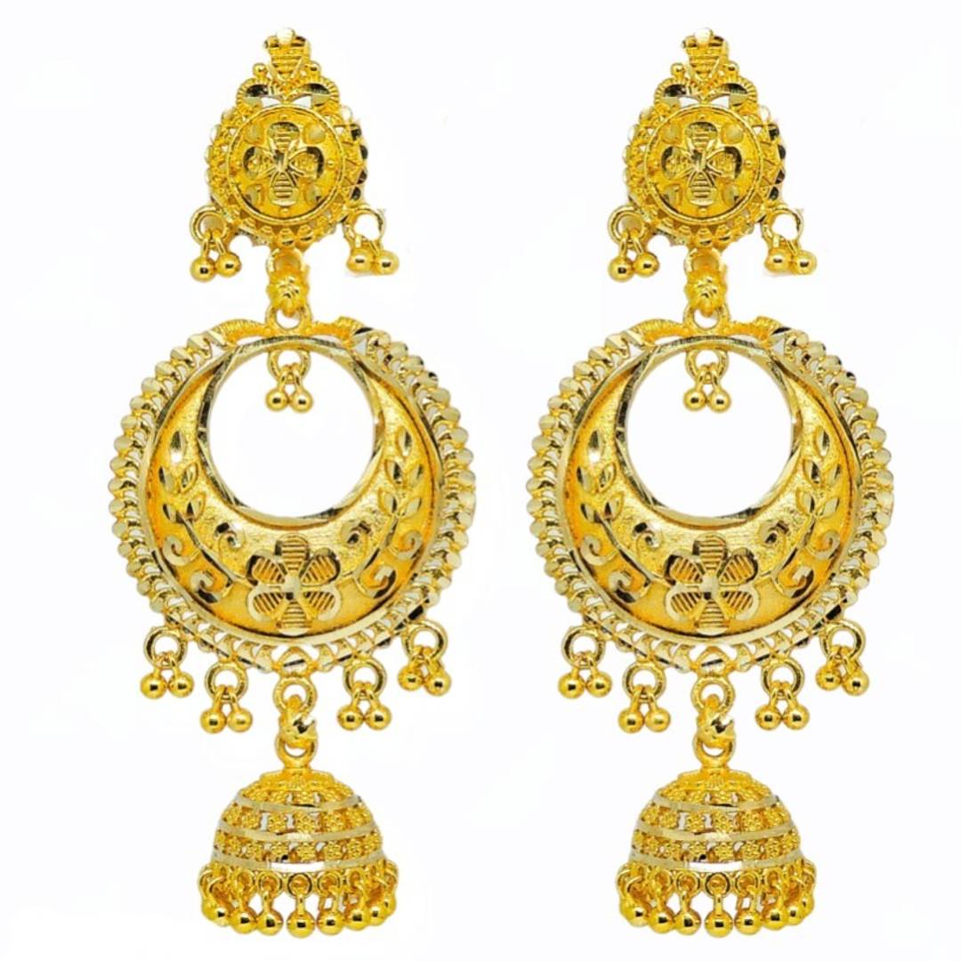 Traditional Micron Plated Earring for Women