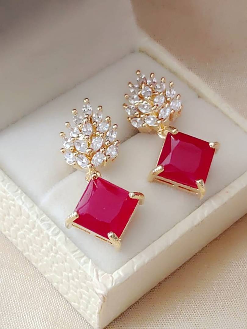 Brings you fancy trendy earrings for girls and women Beads Sterling Silver Chandbali Earrings