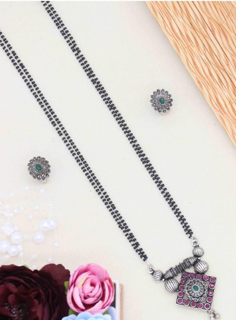 Trendy Alloy Mangalsutra with Earring for Women