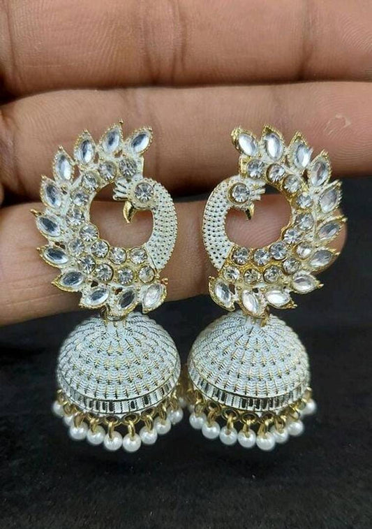 Shimmering Alluring Alloy Earrings For Women