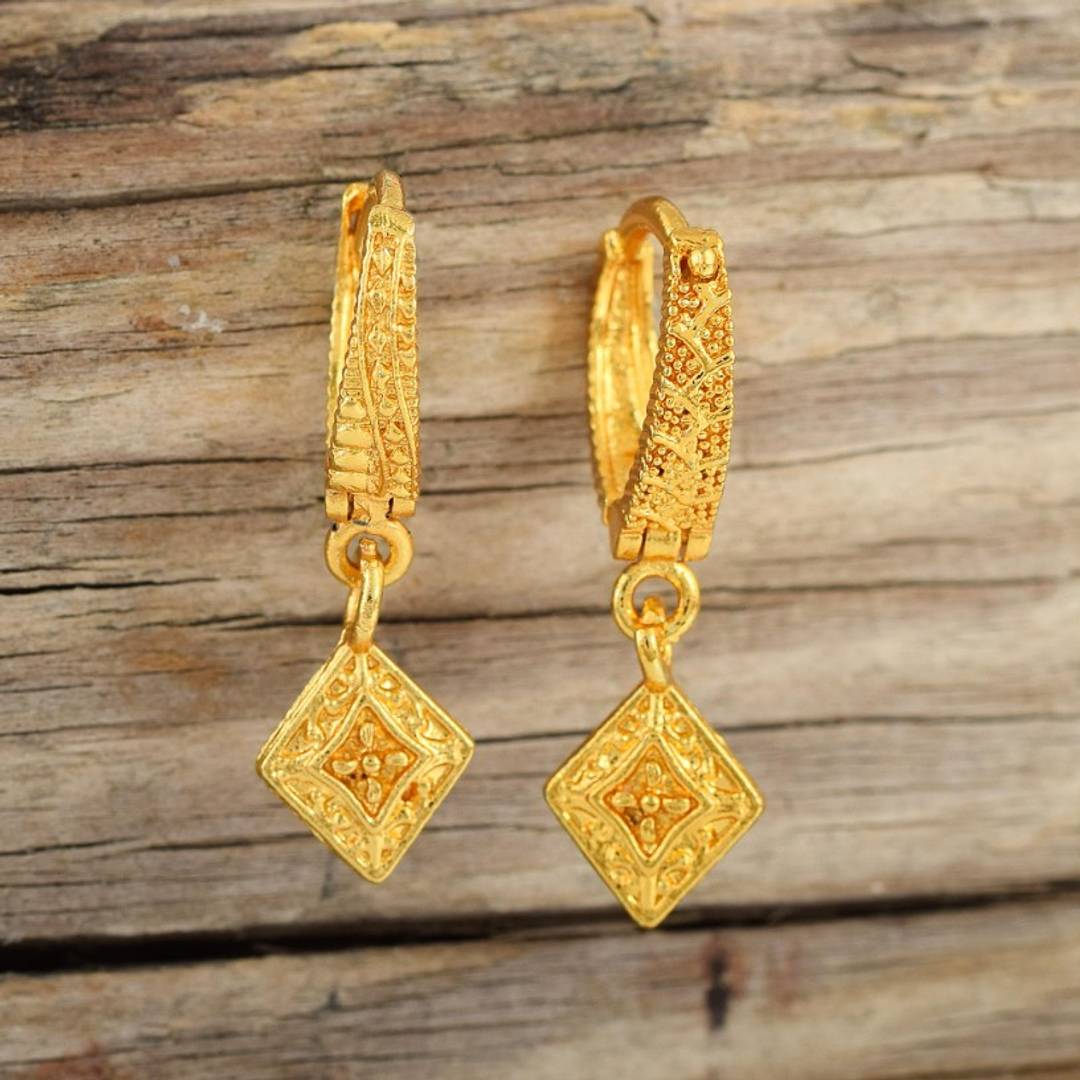 Mekkna Women's Pride Gold Plated Earrings | Buy Jewellery online from Mekkna.