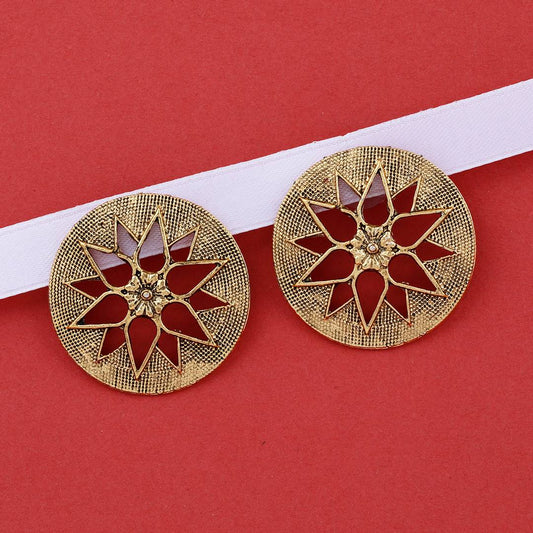 Stud Earring Elegant Gold Designe Earrings For Woman