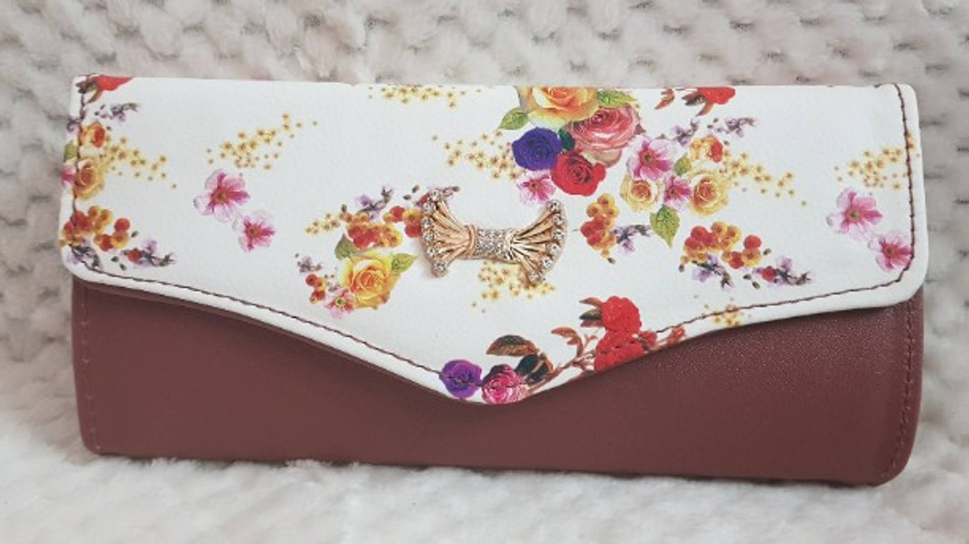 Floral Printed  Clutch/Purse/Wallet For Women/Ladies