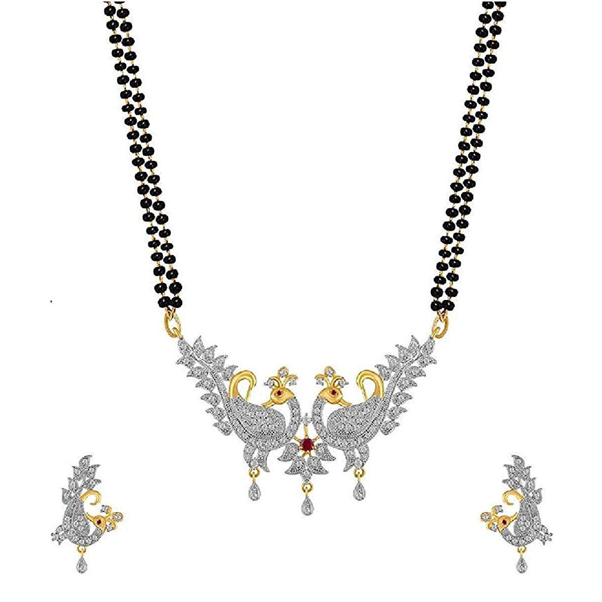 Mangalsutra with Earrings for Women | Buy Mangalsutra Online from Mekkna