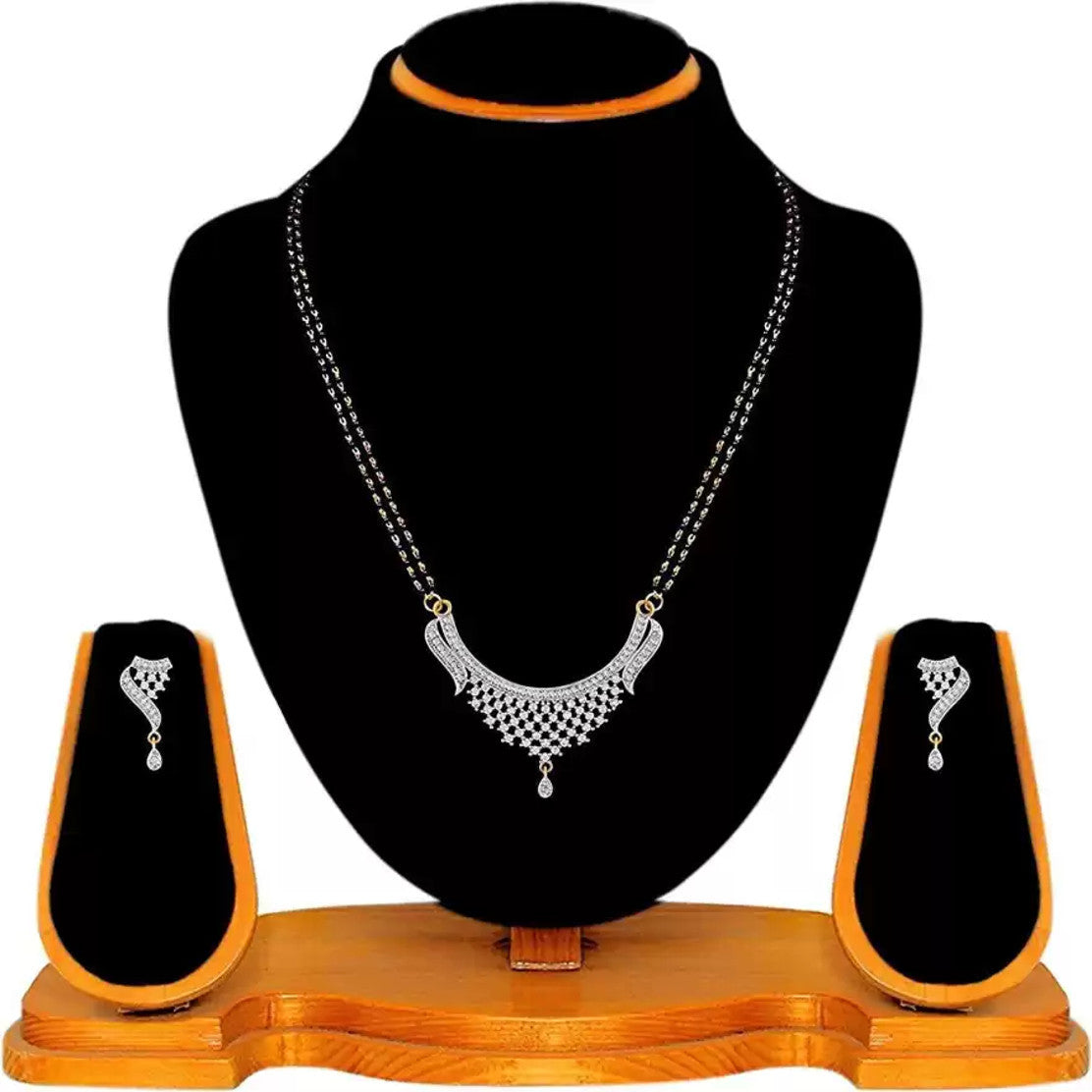 Mangalsutra with Earrings for Women | Buy Mangalsutra Online from Mekkna