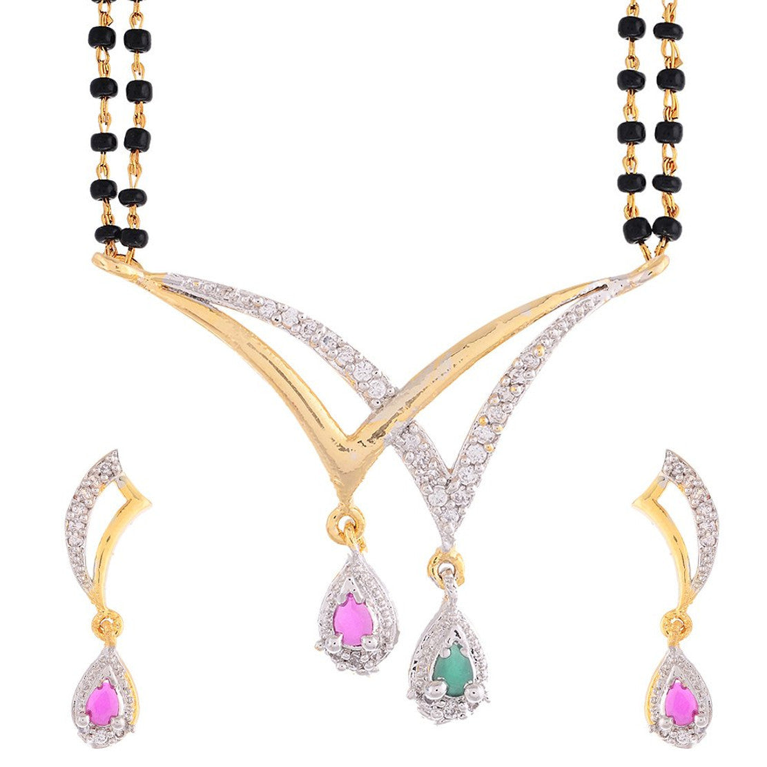 Mangalsutra With Earrings-Buy Mangalsutra online From Mekkna