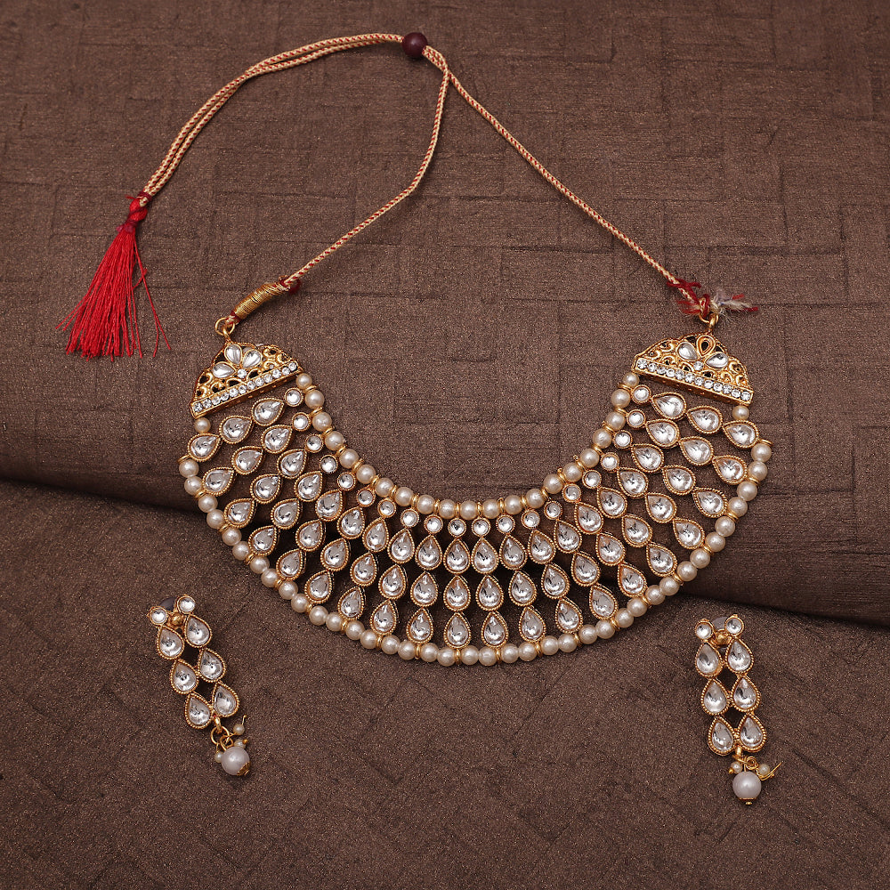  Necklace with Earrings for Women | Buy Jewellery set Online from Mekkna