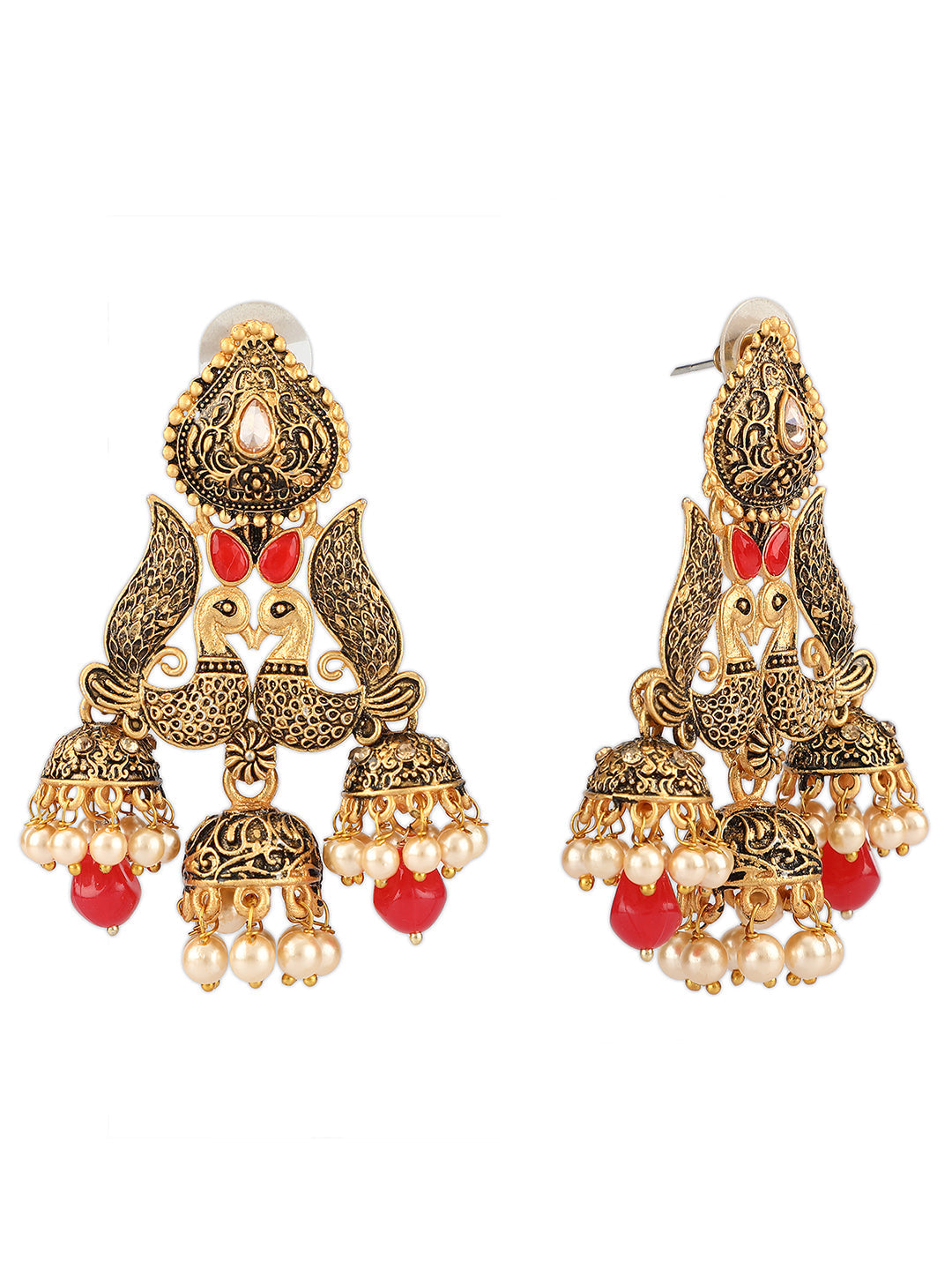 Bhagya Lakshmi Gold Plated Earrings - Buy earrings online from Bhagya Lakshmi