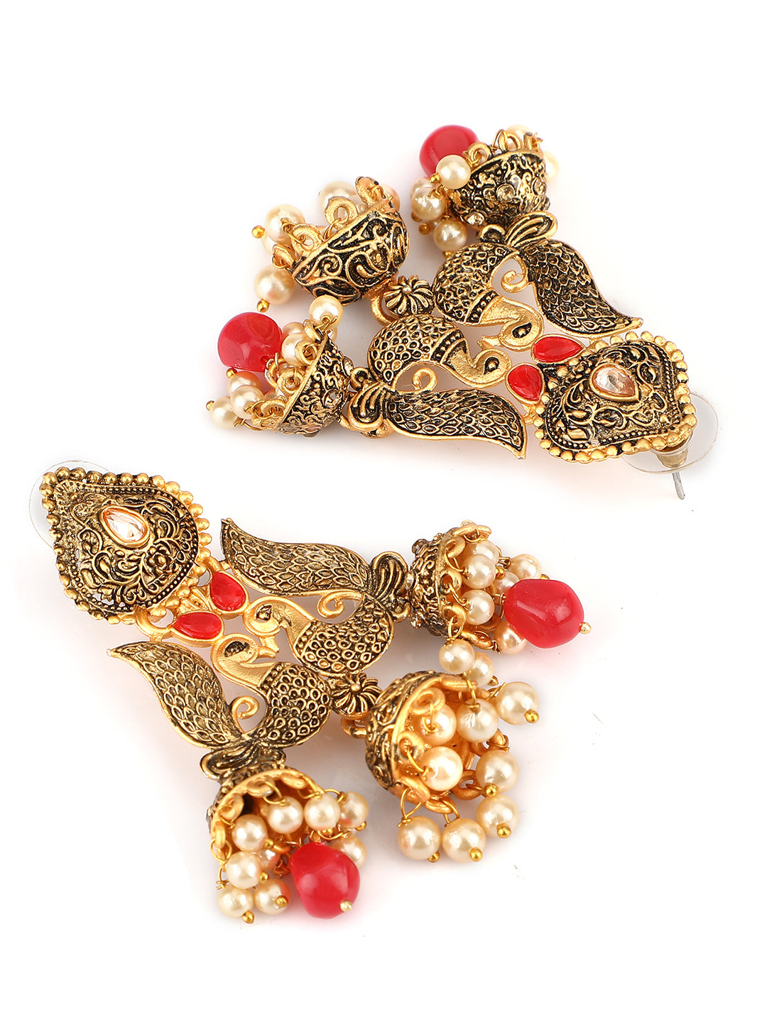Bhagya Lakshmi Gold Plated Earrings - Buy earrings online from Bhagya Lakshmi