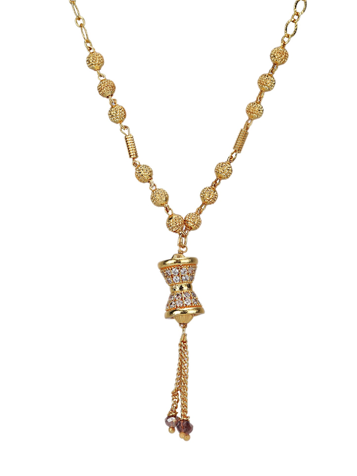 Mekkna Women’s Pride Alloy Traditional Stylish & Gold-Plated Mangalsutra set for Women