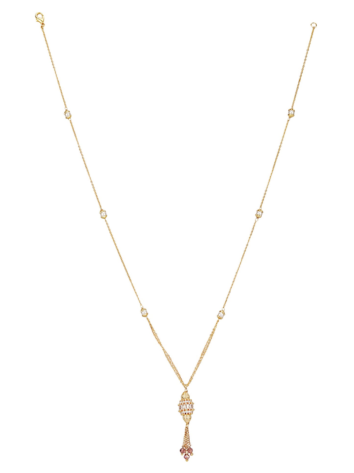 Mekkna Women’s Pride Alloy Traditional Stylish & Gold-Plated Mangalsutra set for Women