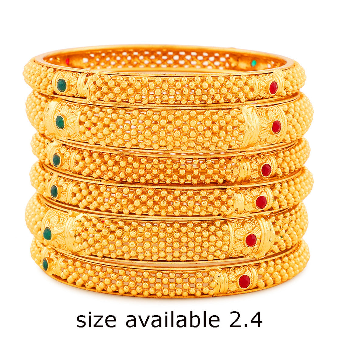 Gold Plated Mangalsutra with Bangles for Women | Buy Jewellery set Online from Mekkna