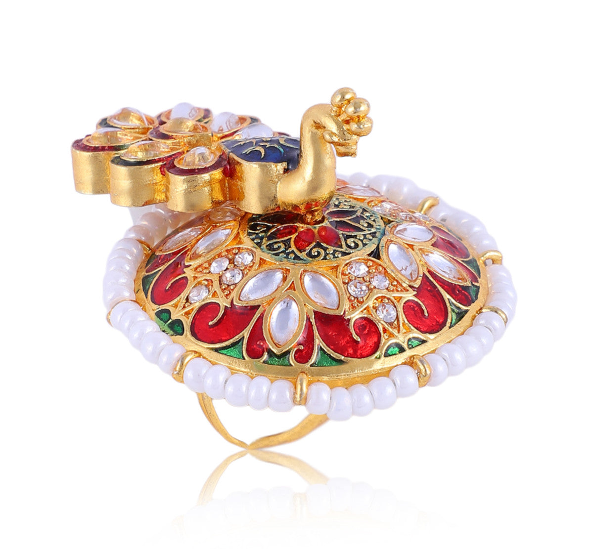 Peacock Ring for Women | Buy This Peacock Ring Online from Mekkna