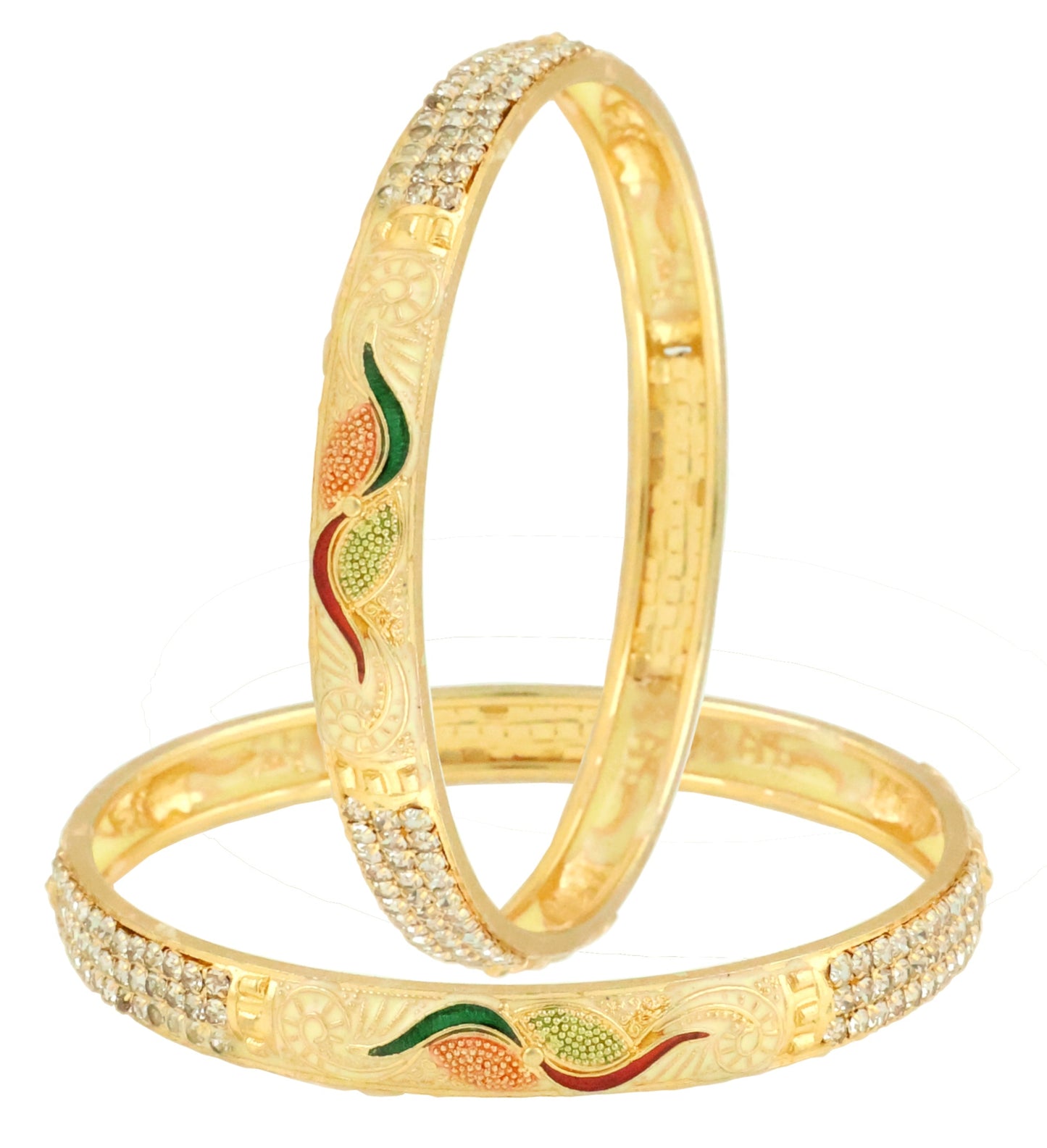 Bhagya Lakshmi Gold Plated for a luxurious look Stunning bangle design High-quality materials 