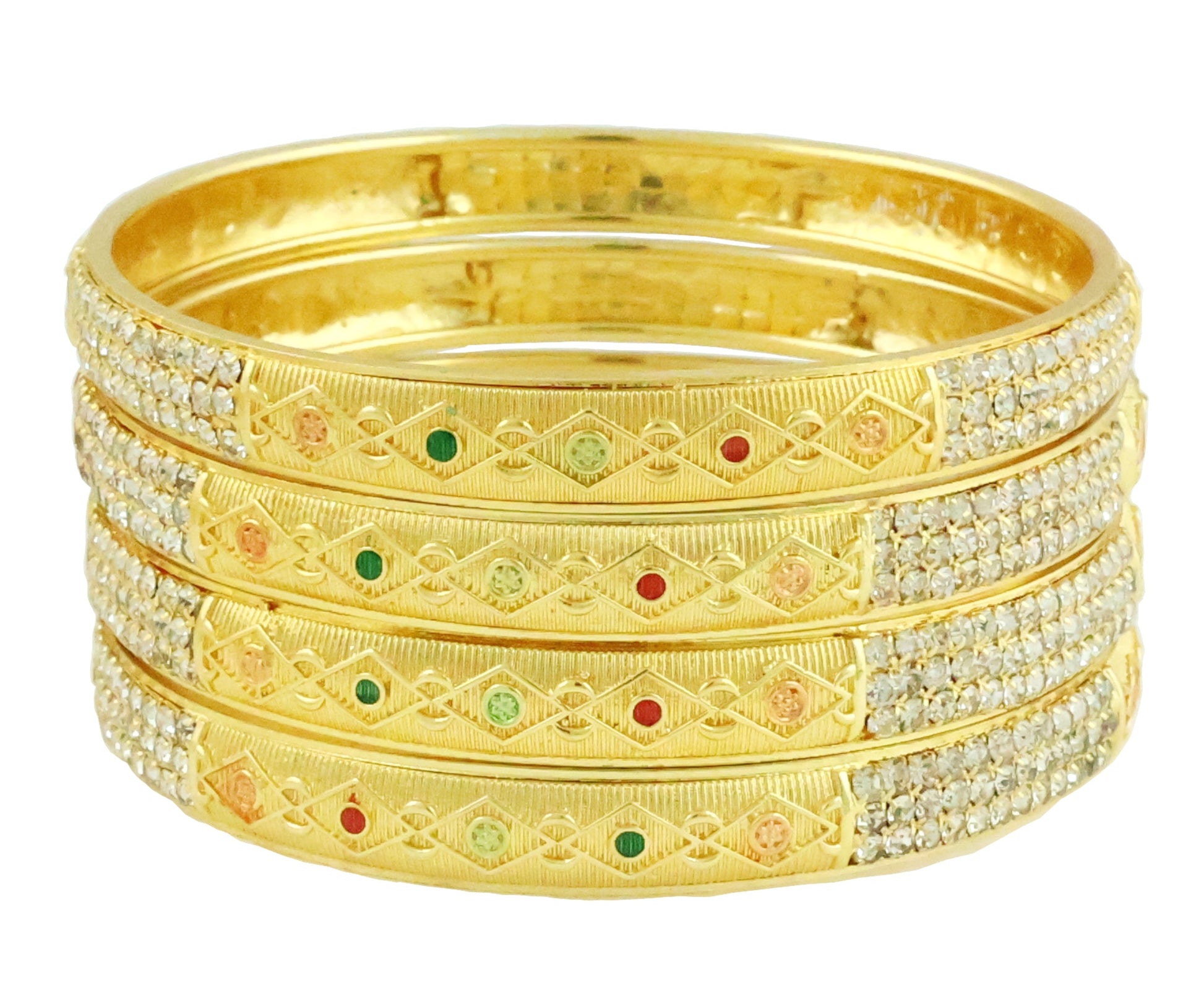 Bhagya Lakshmi Gold Plated for a luxurious look Stunning bangle design High-quality materials 