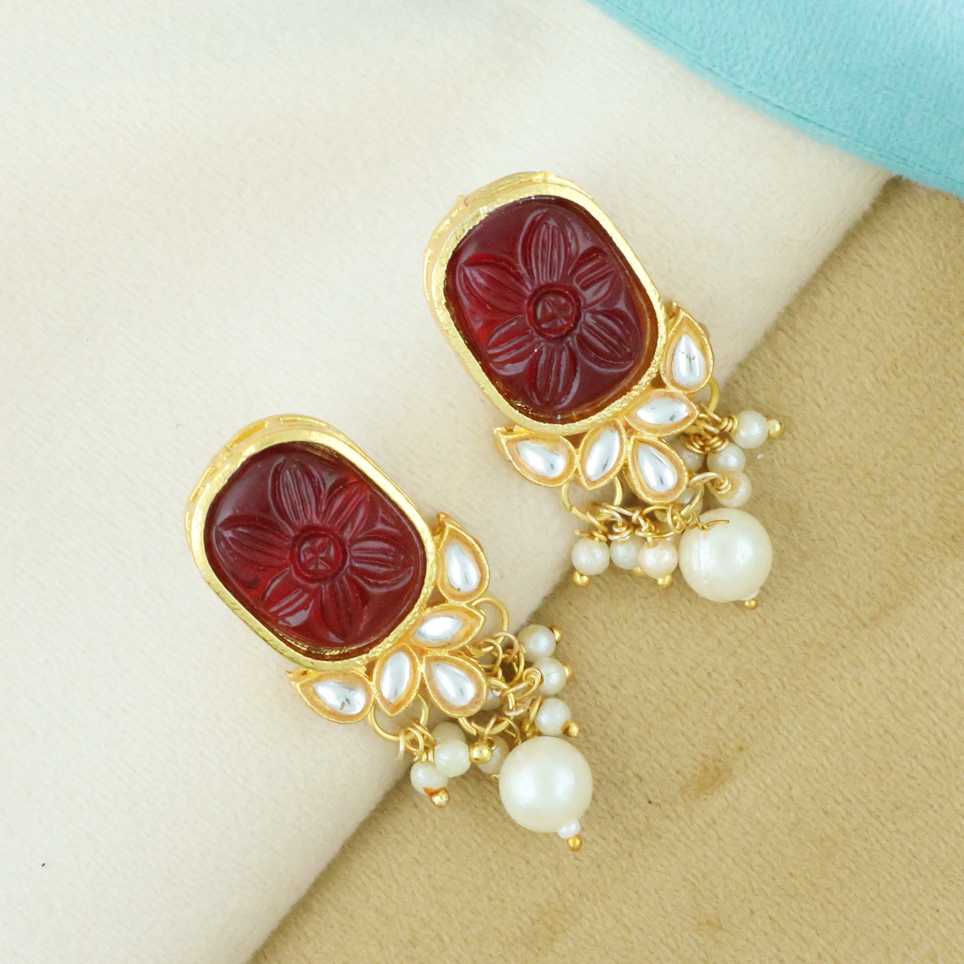 choker necklace with earrings-Buy Choker necklace online From Bhagya Lakshmi