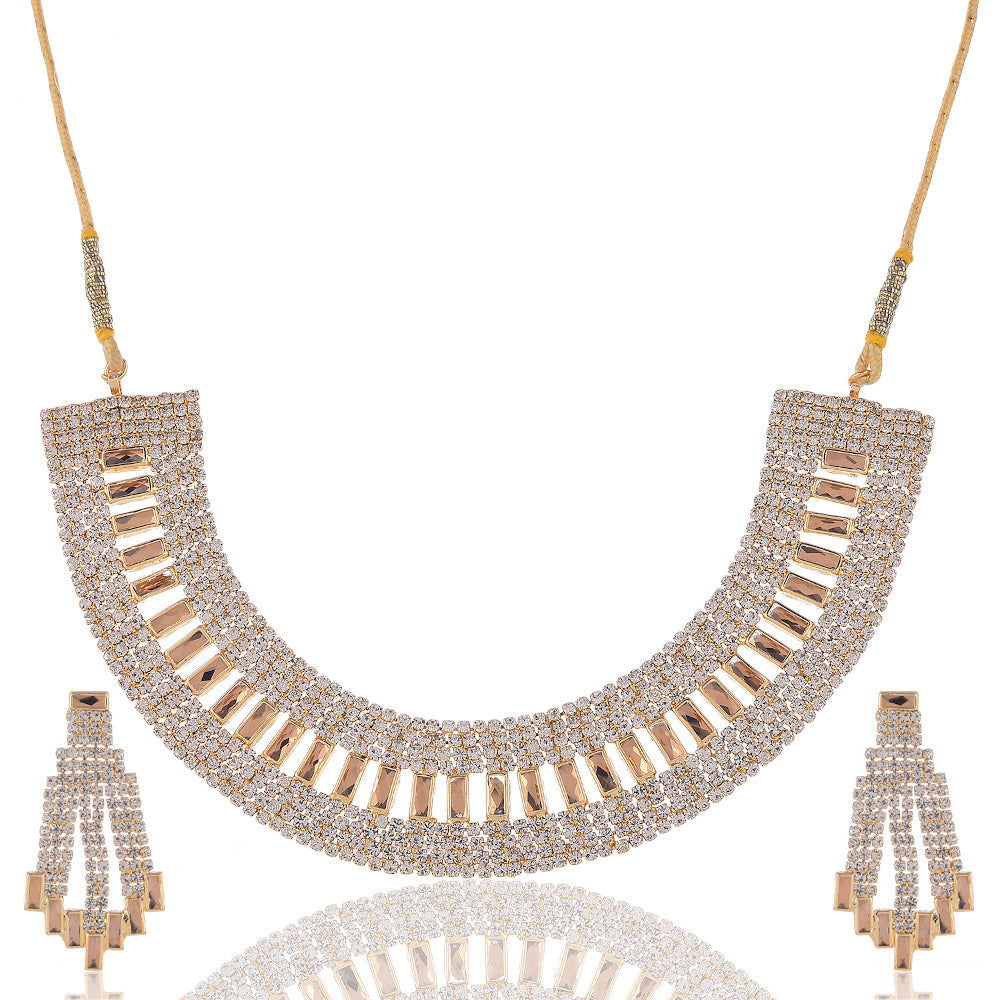 Necklace with Earrings for Women | Buy Jewellery set Online from Mekkna