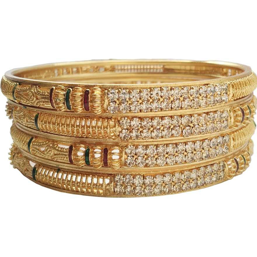  Gold Plated Bangles For Women| Buy This Jewellery from Mekkna