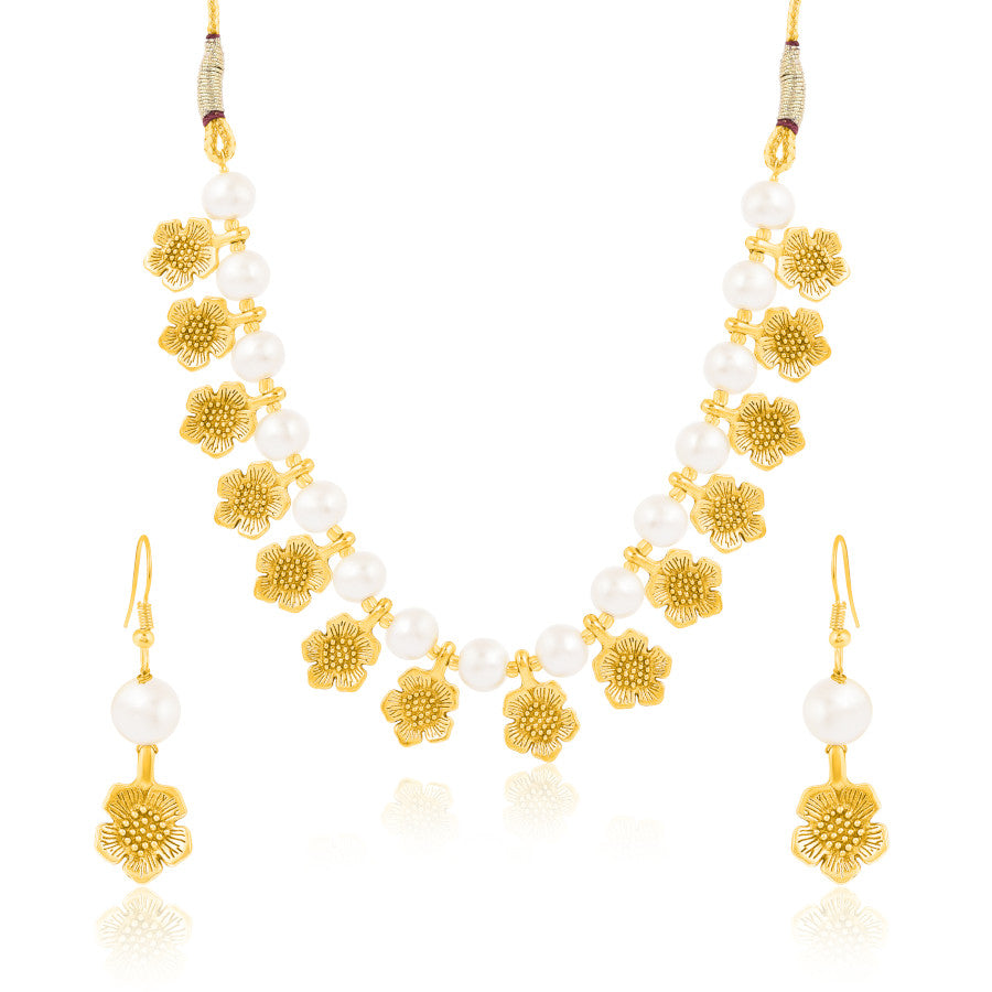 Necklace with Earrings for Women | Buy Jewelry set Online from Mekkna