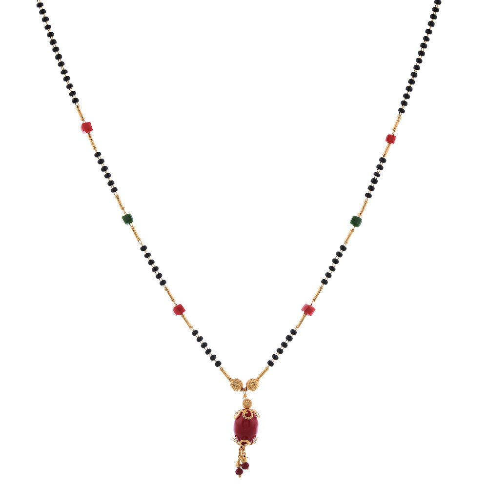 Gold Plated Mangalsutra for Women | Buy This Mangalsutra Online from Mekkna