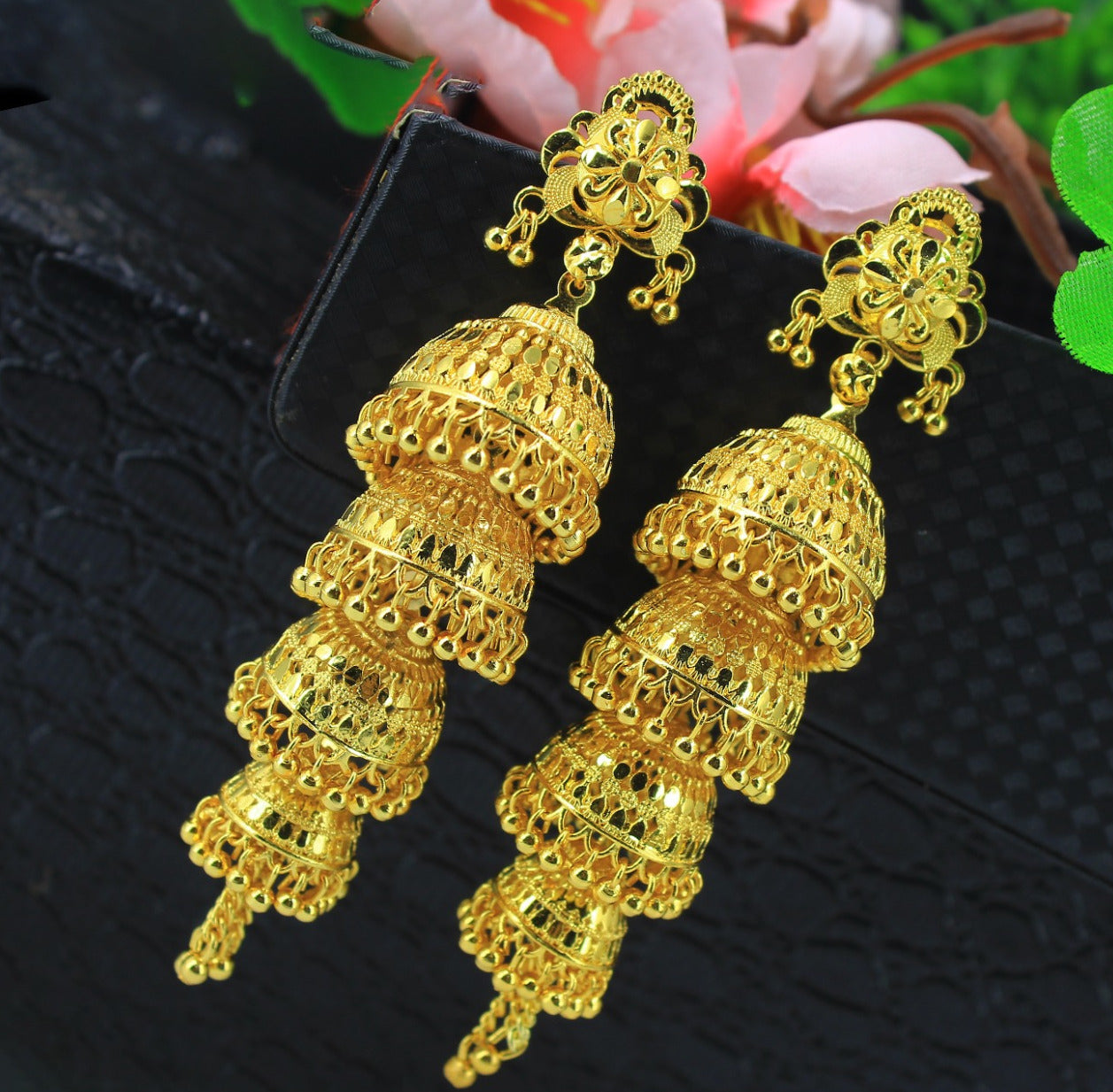 Mekkna Women's Pride Gold Plated Earrings Set | Buy Jewellery Online from Mekkna.