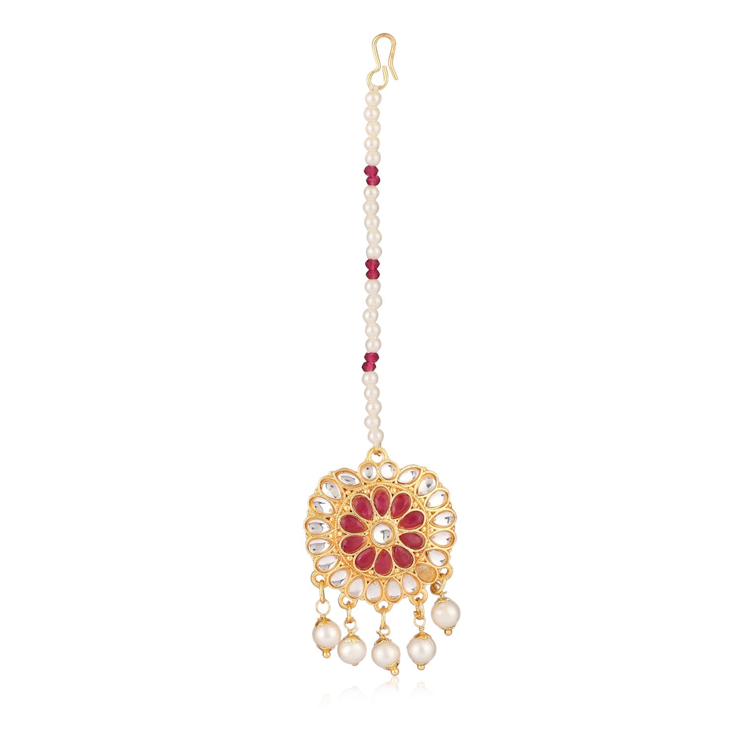 Buy jewellery set with maang-tika online from mekkna