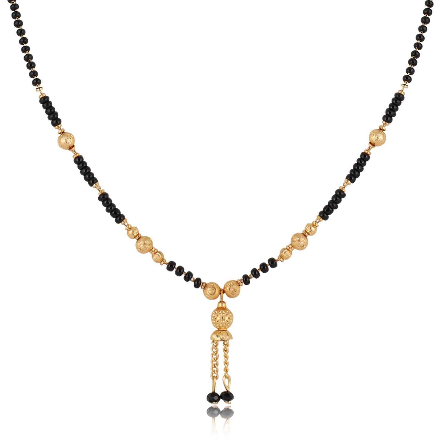 Mekkna Women's Pride Gold Plated Mangalsutra for Women | Buy This Jewellery Online from Mekkna