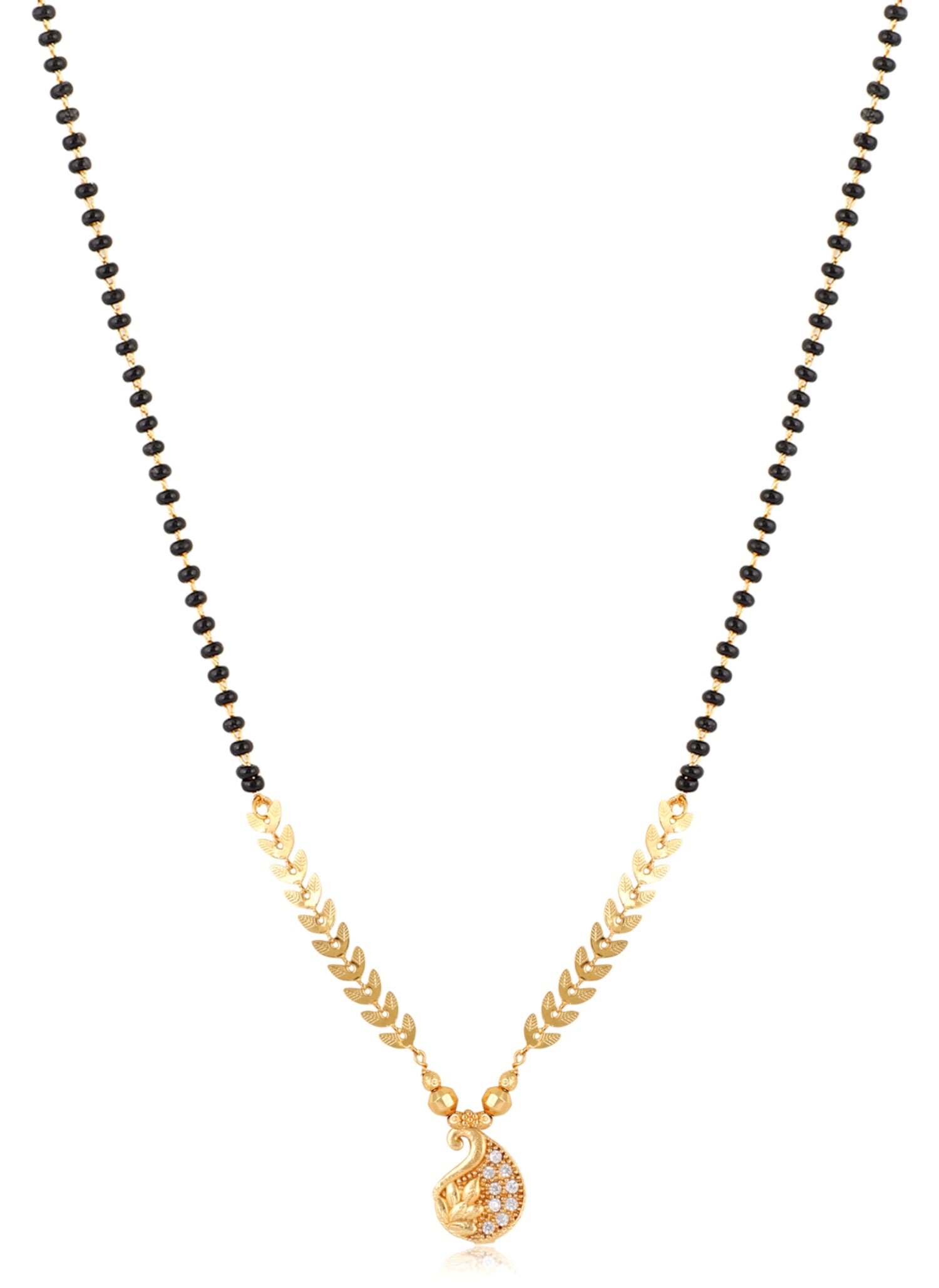 Mekkna Women's Pride Traditional Gold Plated Mangalsutra for Women | Buy This Jewellery Online from Mekkna