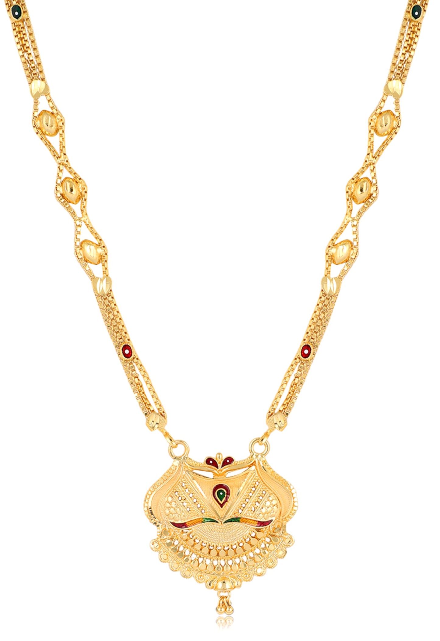 Traditional Gold Plated Mangalsutra | Buy This Jewellery Online from Mekkna