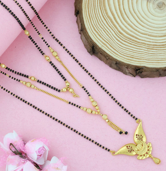 Bhagya Lakshmi Women's Pride Traditional Alloy Gold Plated 3 Combo of Mangalsutra | Buy This Combo Online from Bhagya Lakshmi